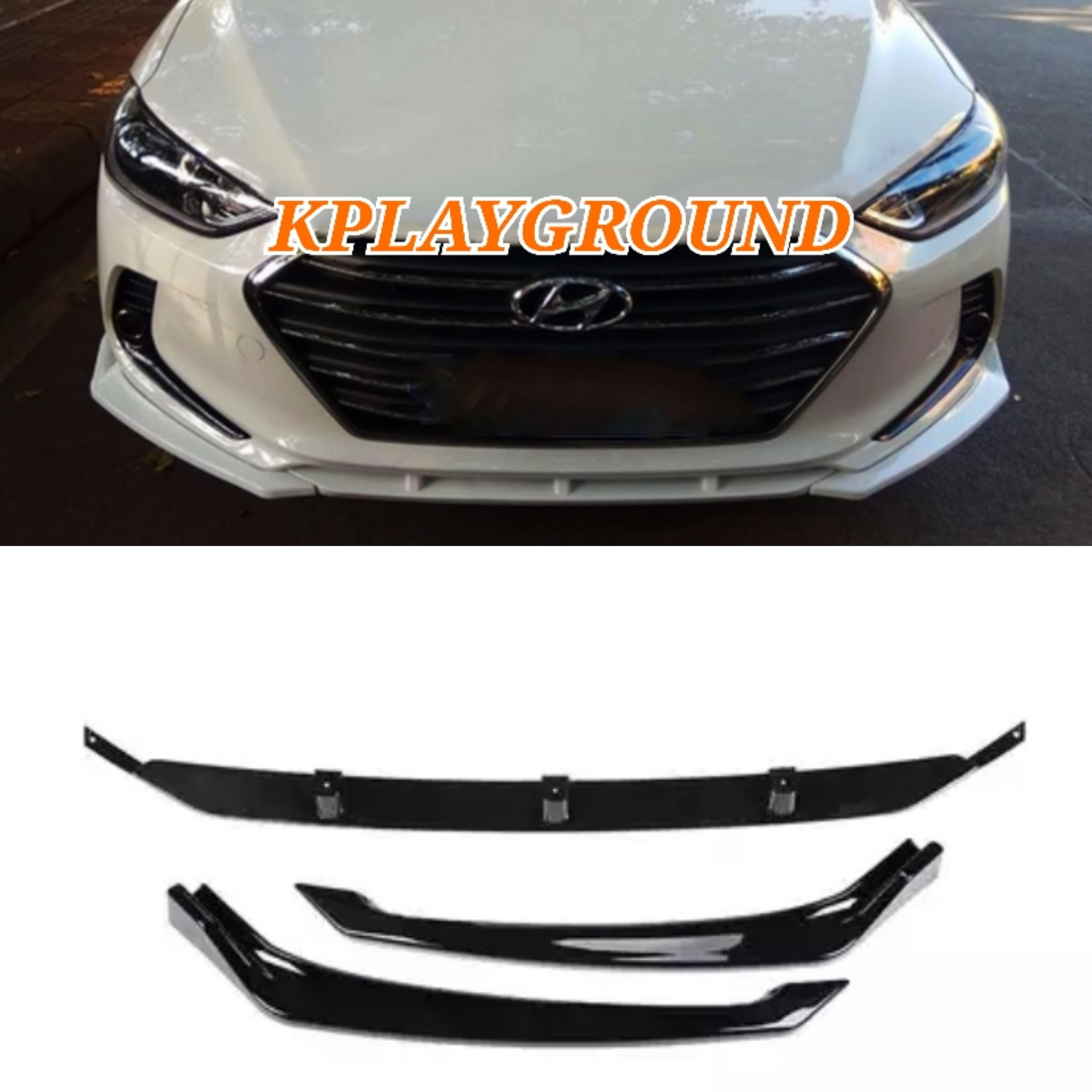 2017+ Hyundai Elantra Front Lip